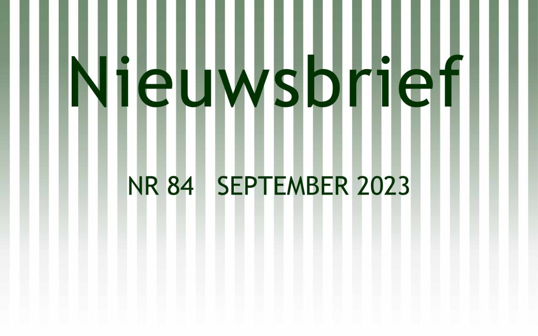 Nieuwsbrief september 2023