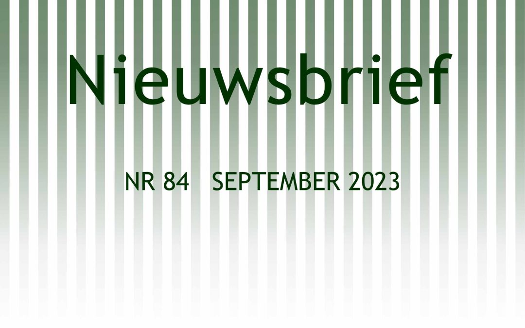 Nieuwsbrief september 2023