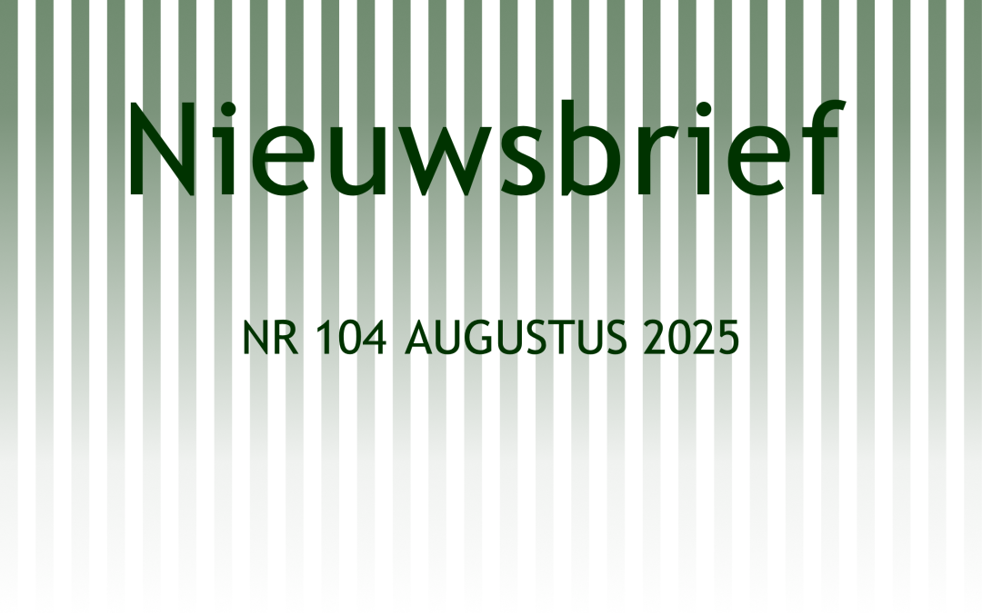 Nieuwsbrief augustus 2025